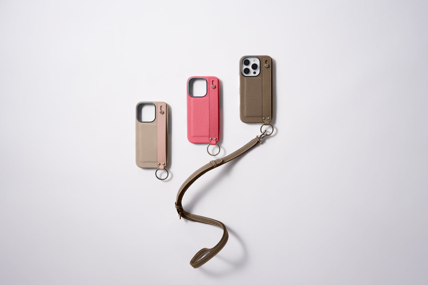 ハンドル付き バックカバーケース ショルダーストラップ セット