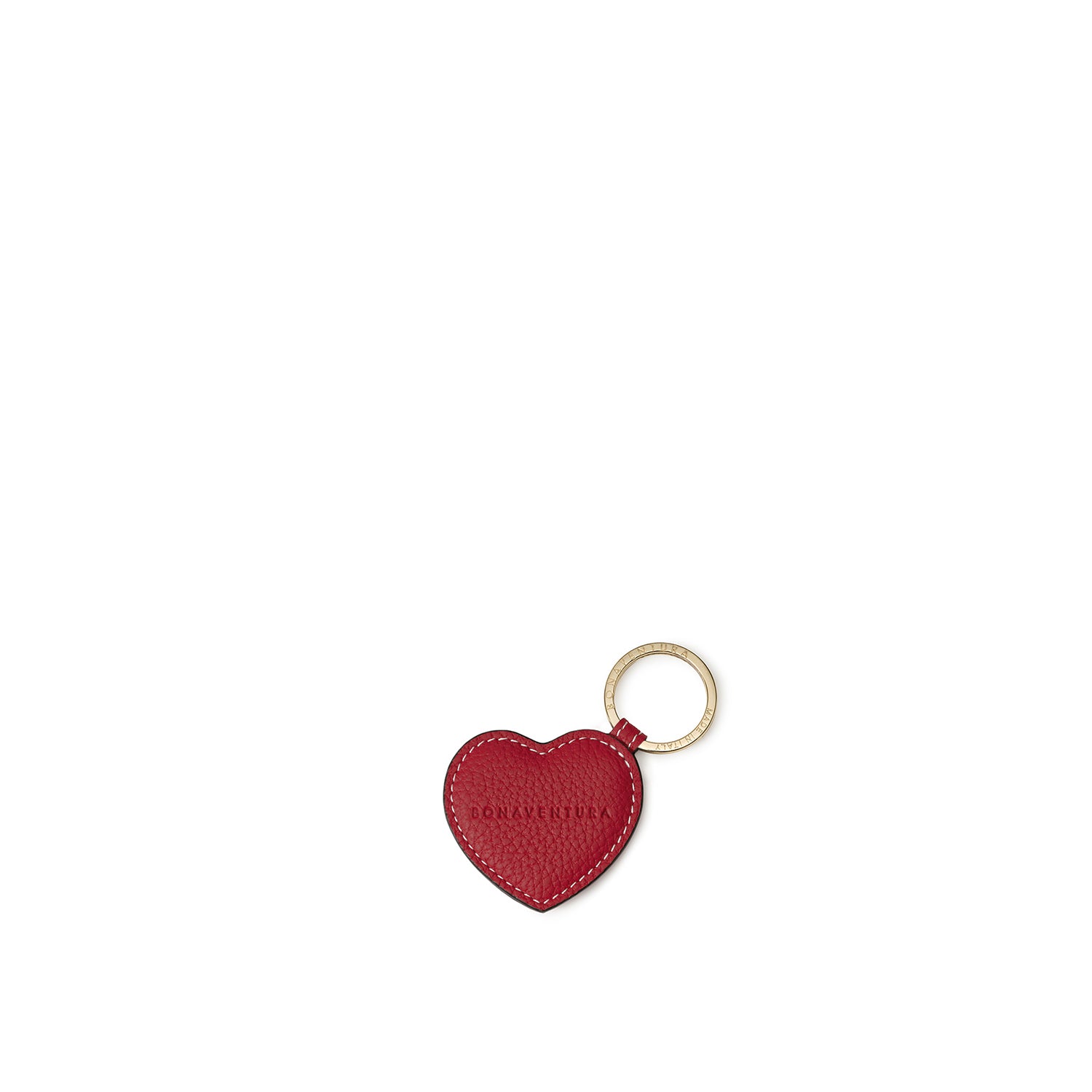 Heart Keychain Shrink Leather (One Size)