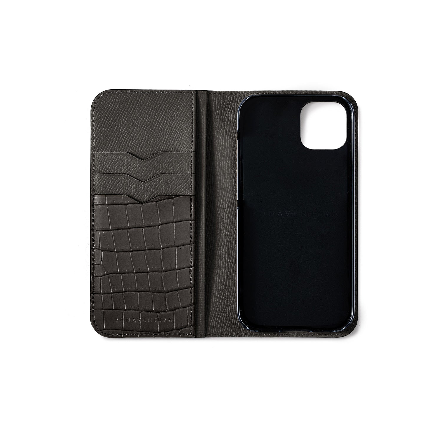 Diary Case Nobile Leather x Embossed Croco Leather (iPhone 13)
