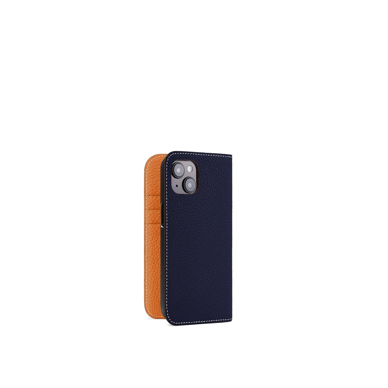(iPhone 14) ダイアリーケース シュリンクレザー