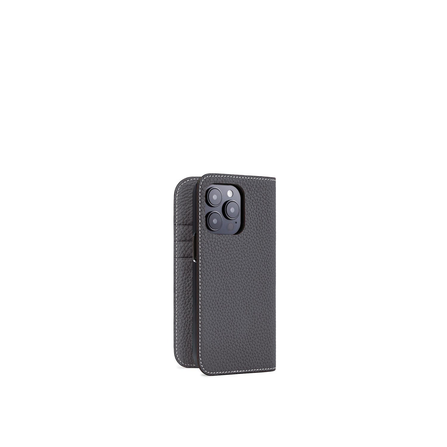 (iPhone 15 Pro) ダイアリーケース シュリンクレザー