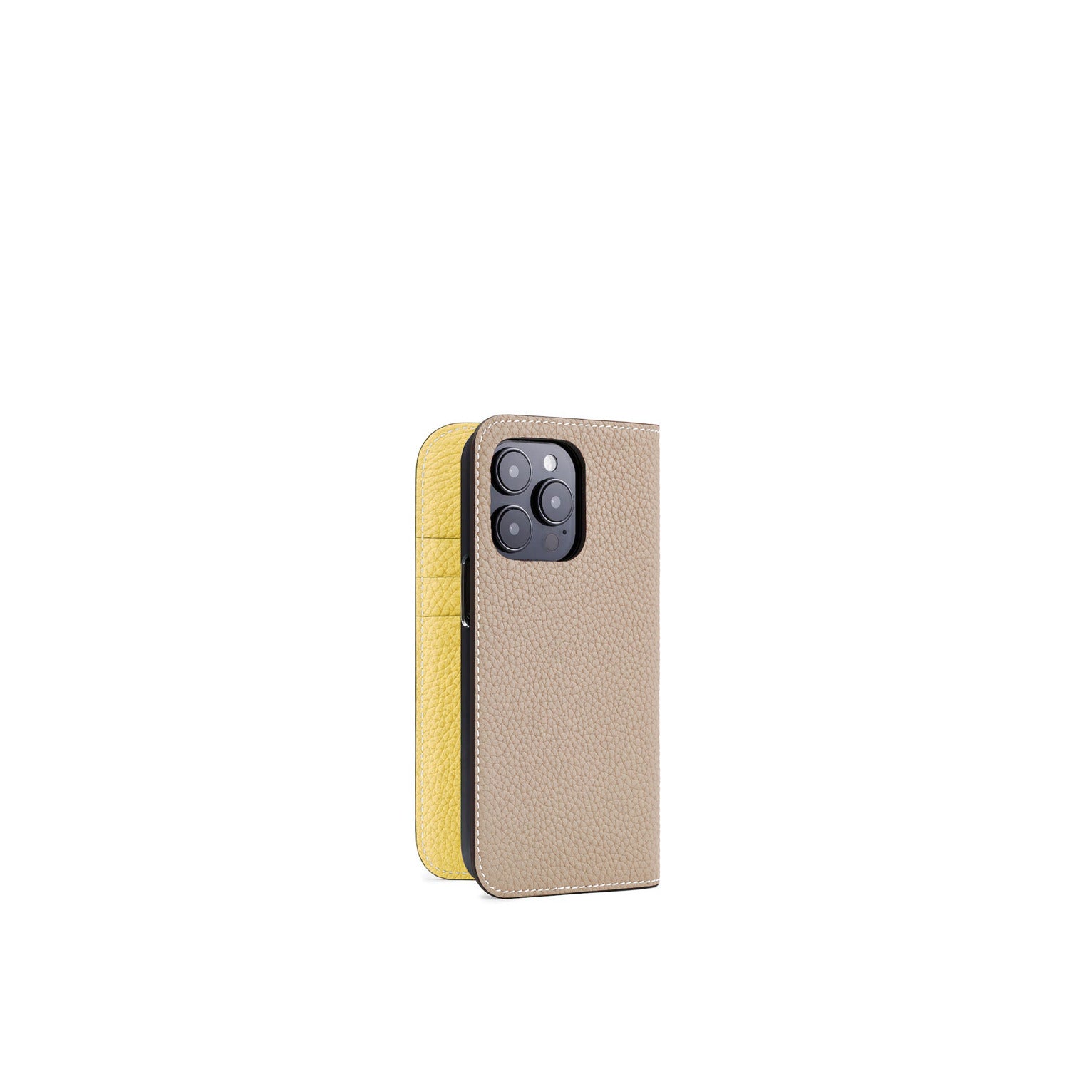 (iPhone 15 Pro) ダイアリーケース シュリンクレザー