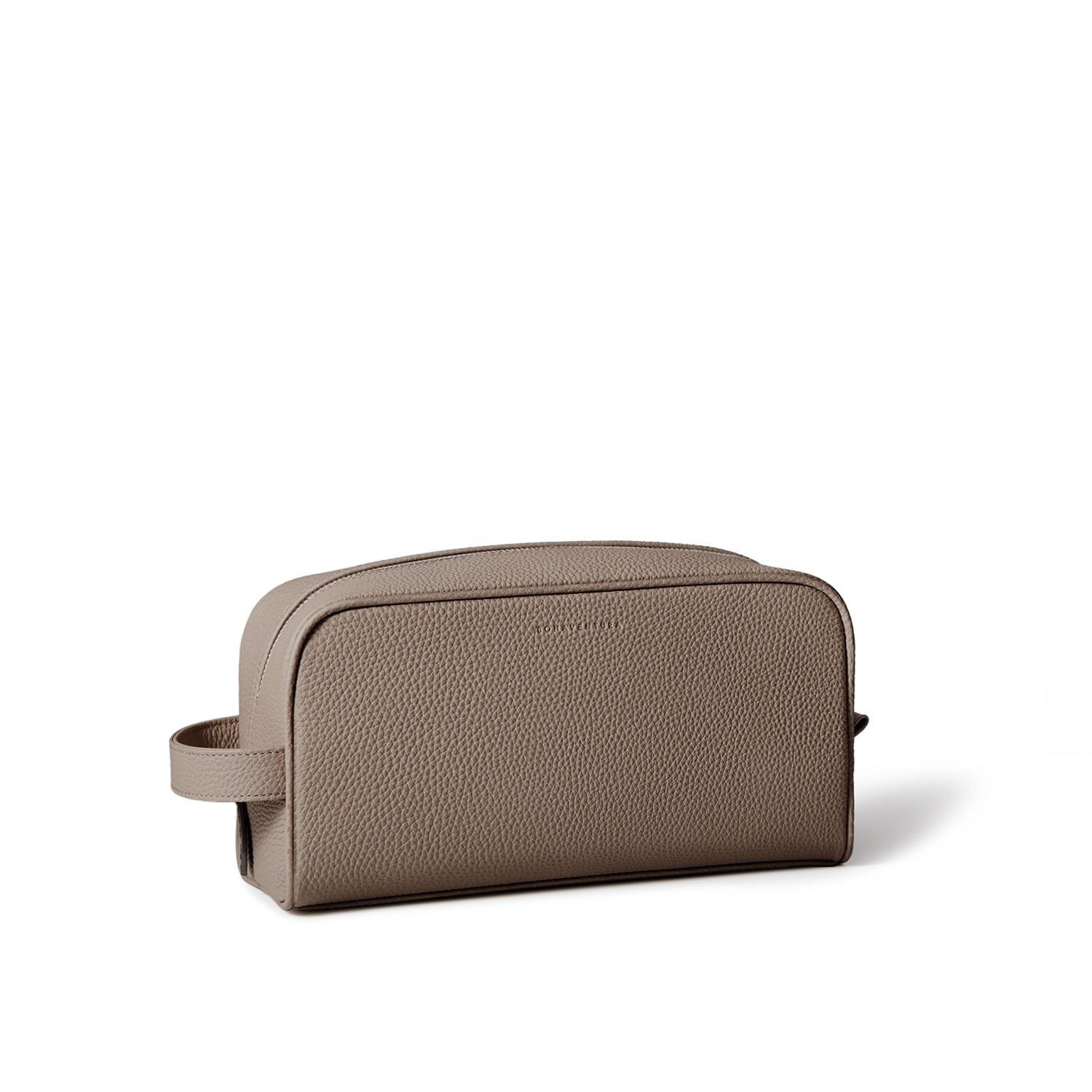 Square Travel Pouch Shrink Leather