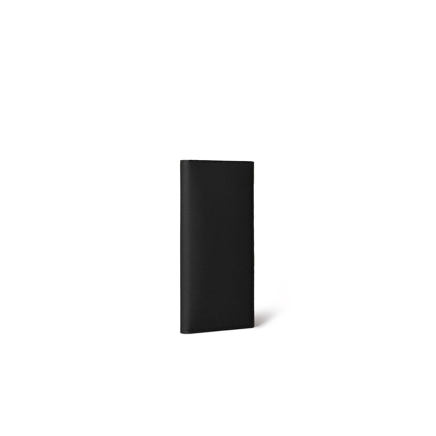 Men Vertical Wallet Nobile Leather & Embossed Croco Leather