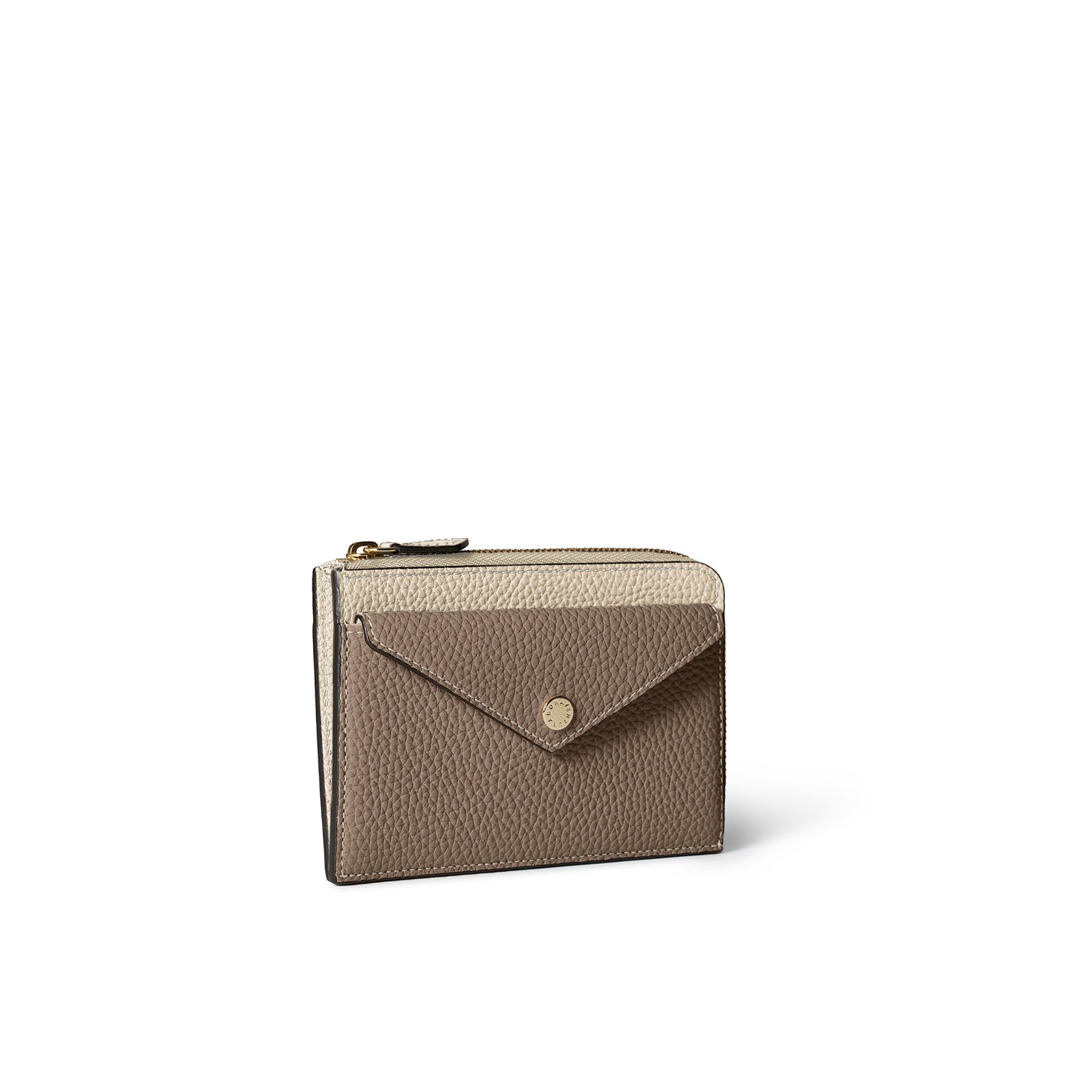 봉투 미니 지퍼 지갑 수축 가죽