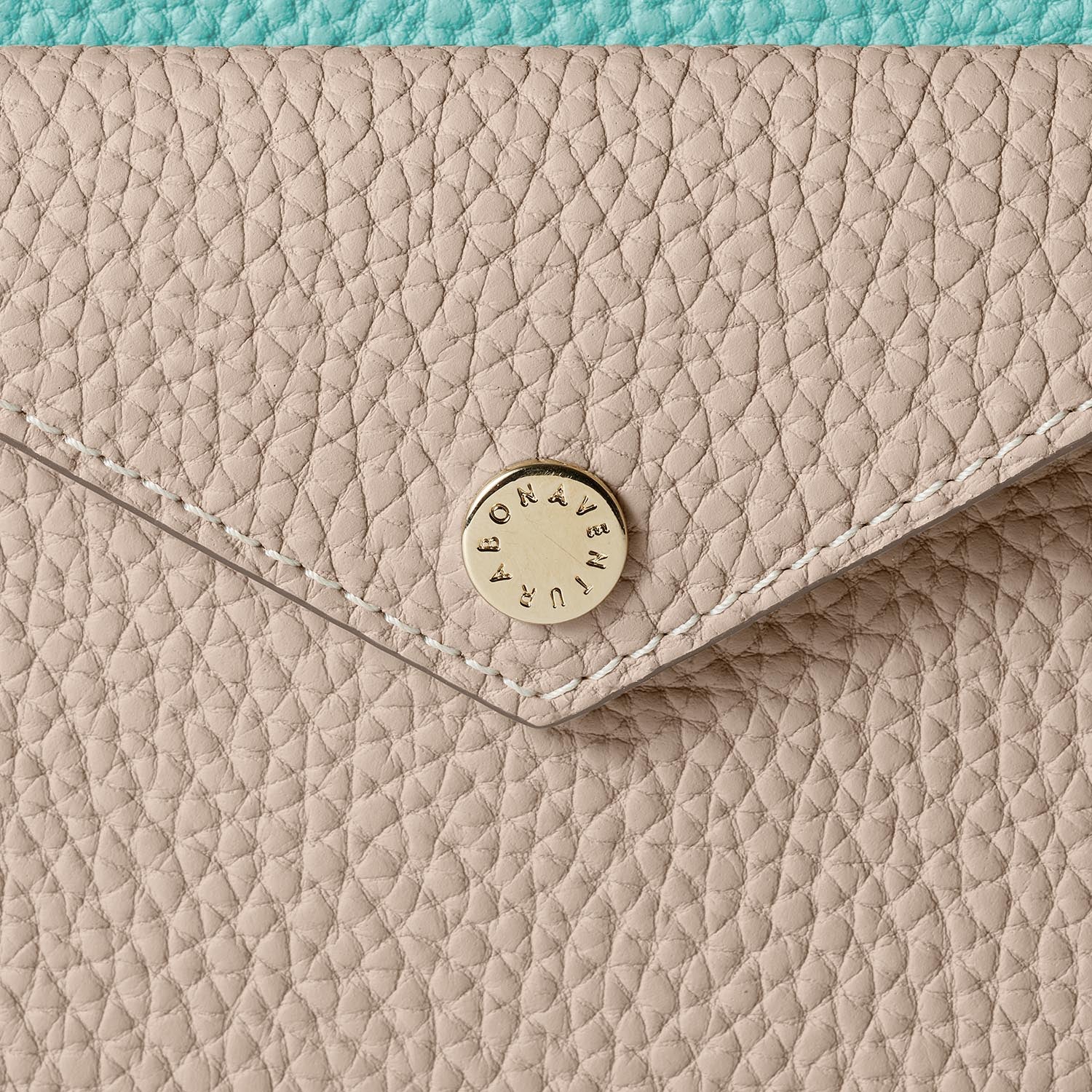 Envelope Zip Wallet Shrink Leather (Medium)