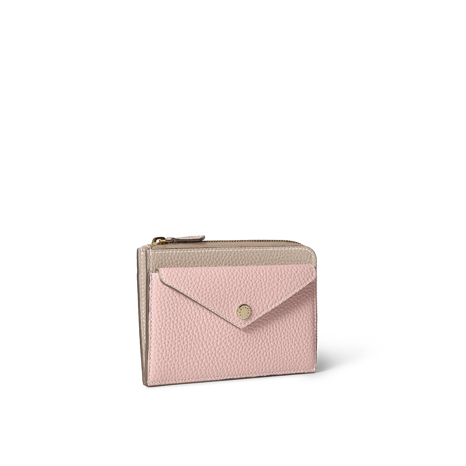 Envelope Zip Wallet Shrink Leather