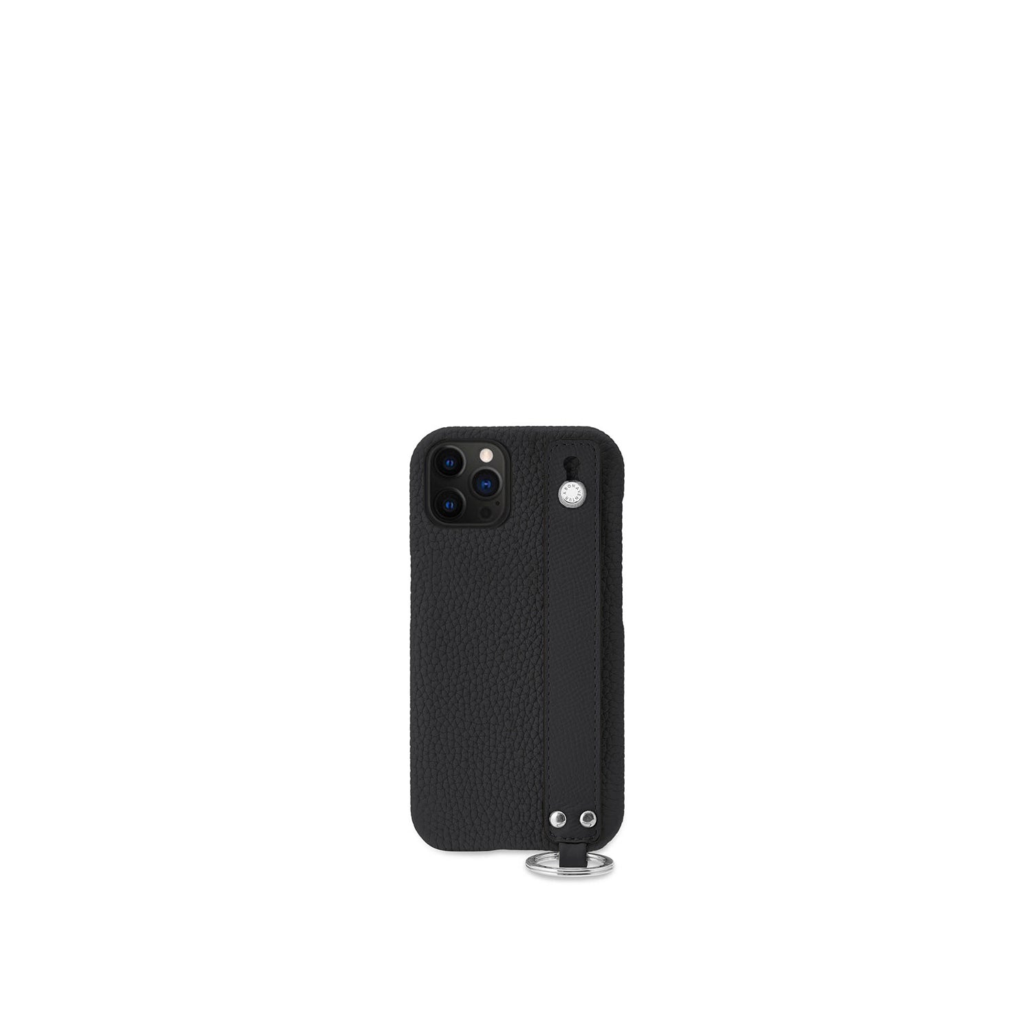 Back Cover with Handle Shoulder Strap Set Shrink Leather (iPhone 12 / 12 Pro)