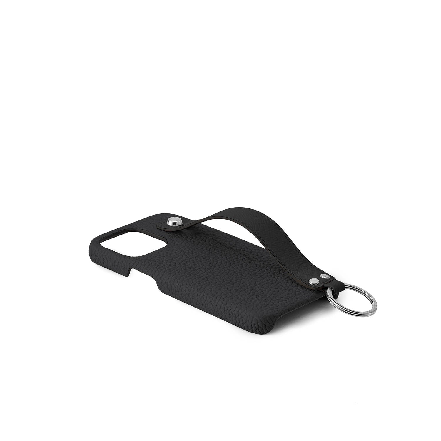 Back Cover Case with Handle Shrink Leather (iPhone 13)