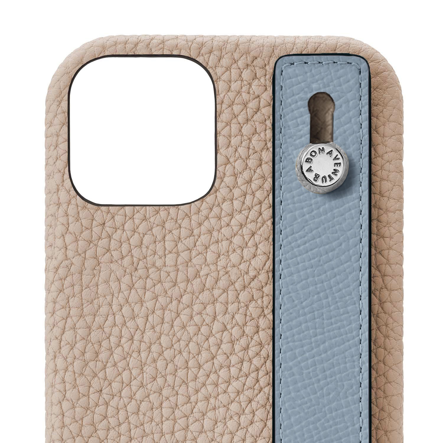 Back Cover Case with Handle Shrink Leather (iPhone 13)