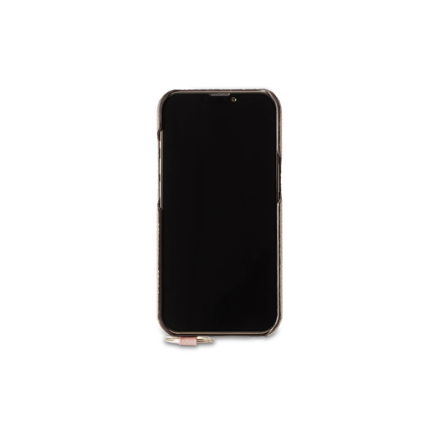 Back Cover Case with Handle Shrink Leather (iPhone 13)
