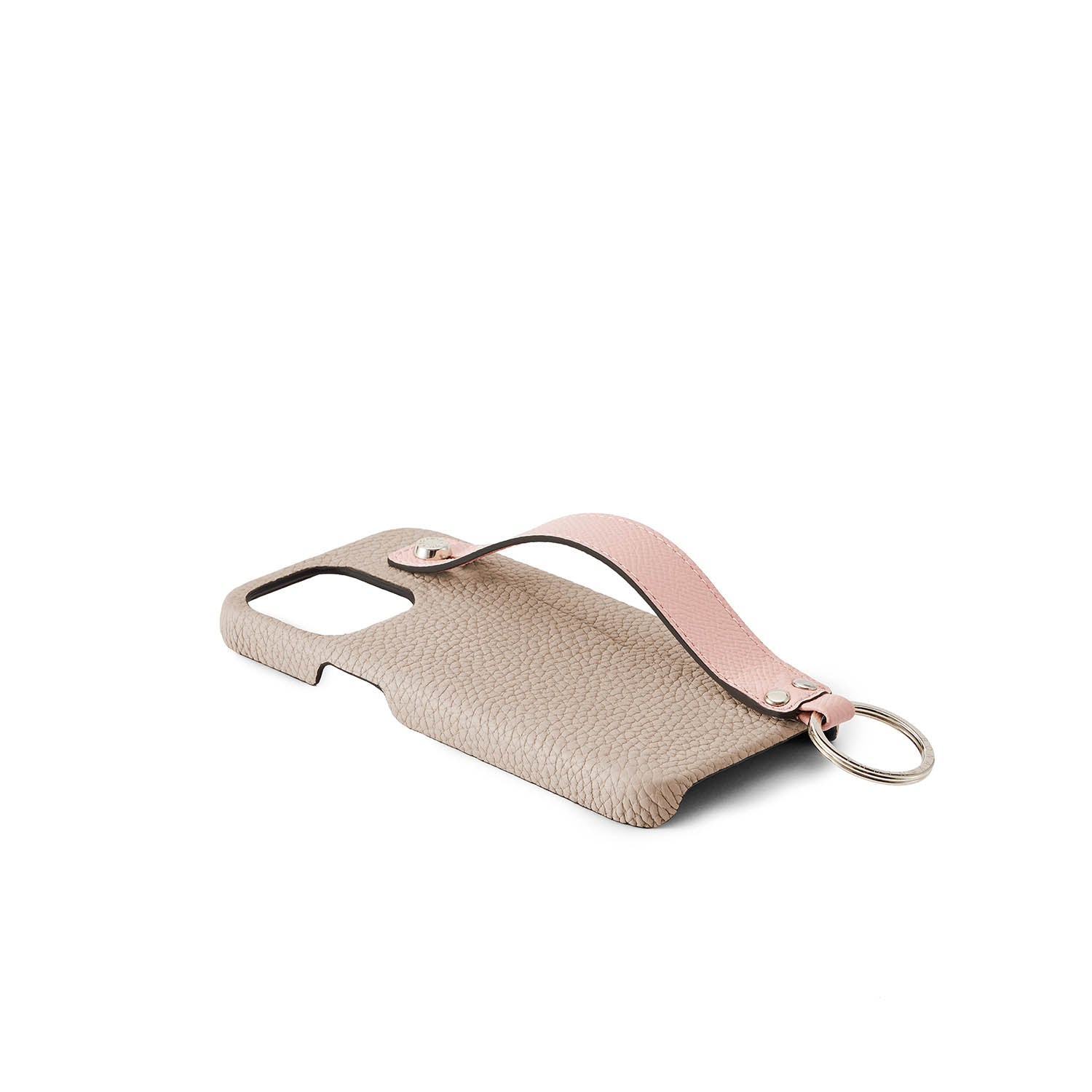 Back Cover Case with Handle Shrink Leather (iPhone 13)