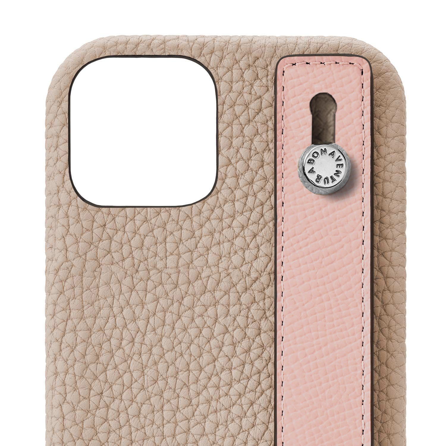 Back Cover Case with Handle Shrink Leather (iPhone 13)
