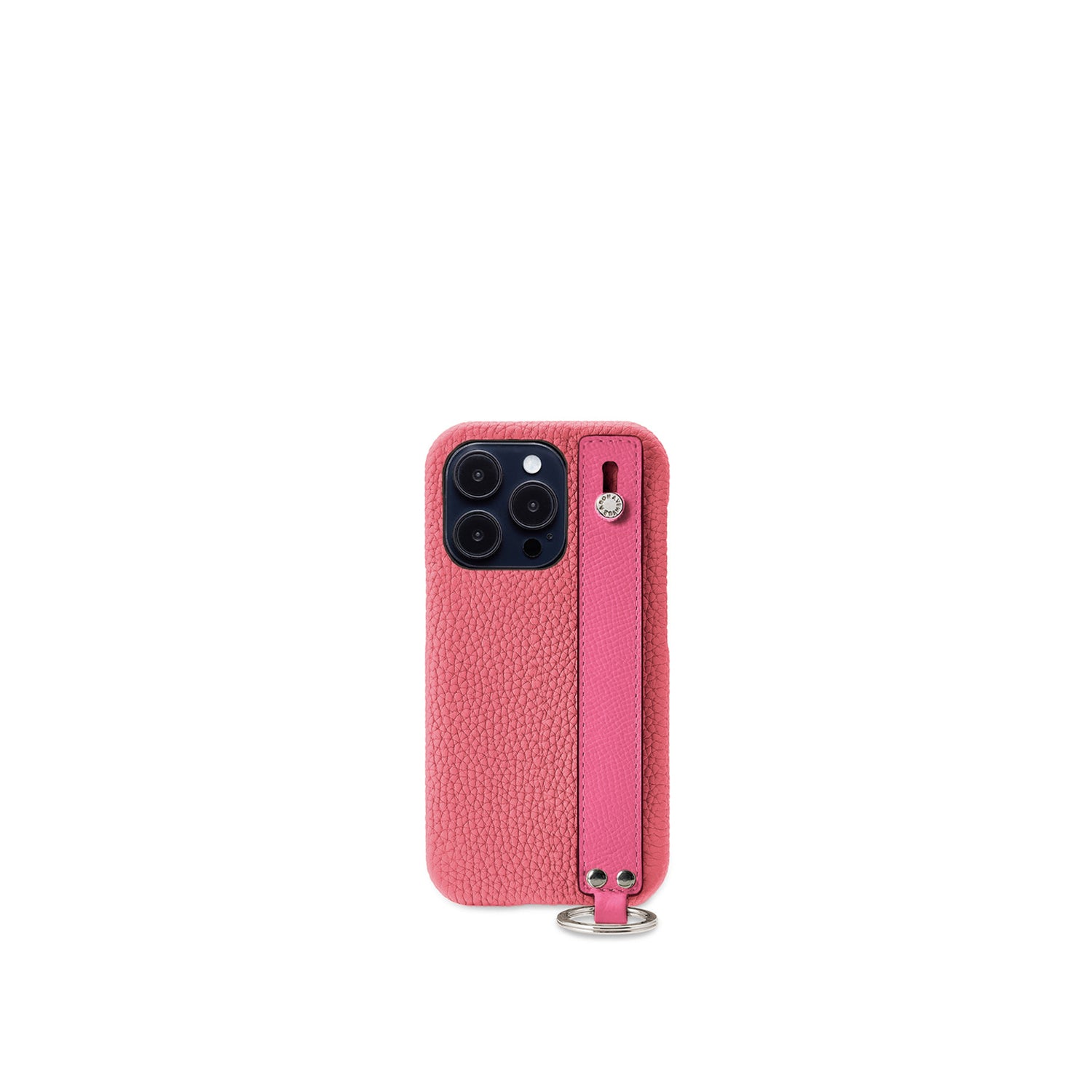 (iPhone 14 Pro Max) ハンドル付き バックカバーケース シュリンクレザー
