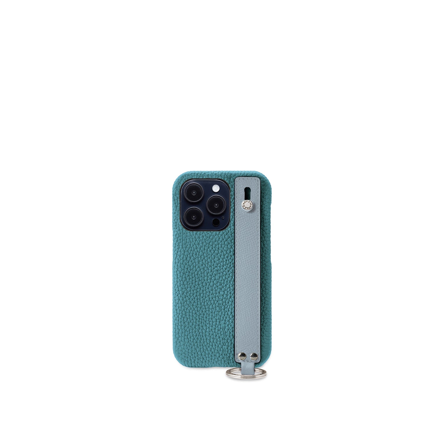 (iPhone 14 Pro Max) ハンドル付き バックカバーケース シュリンクレザー