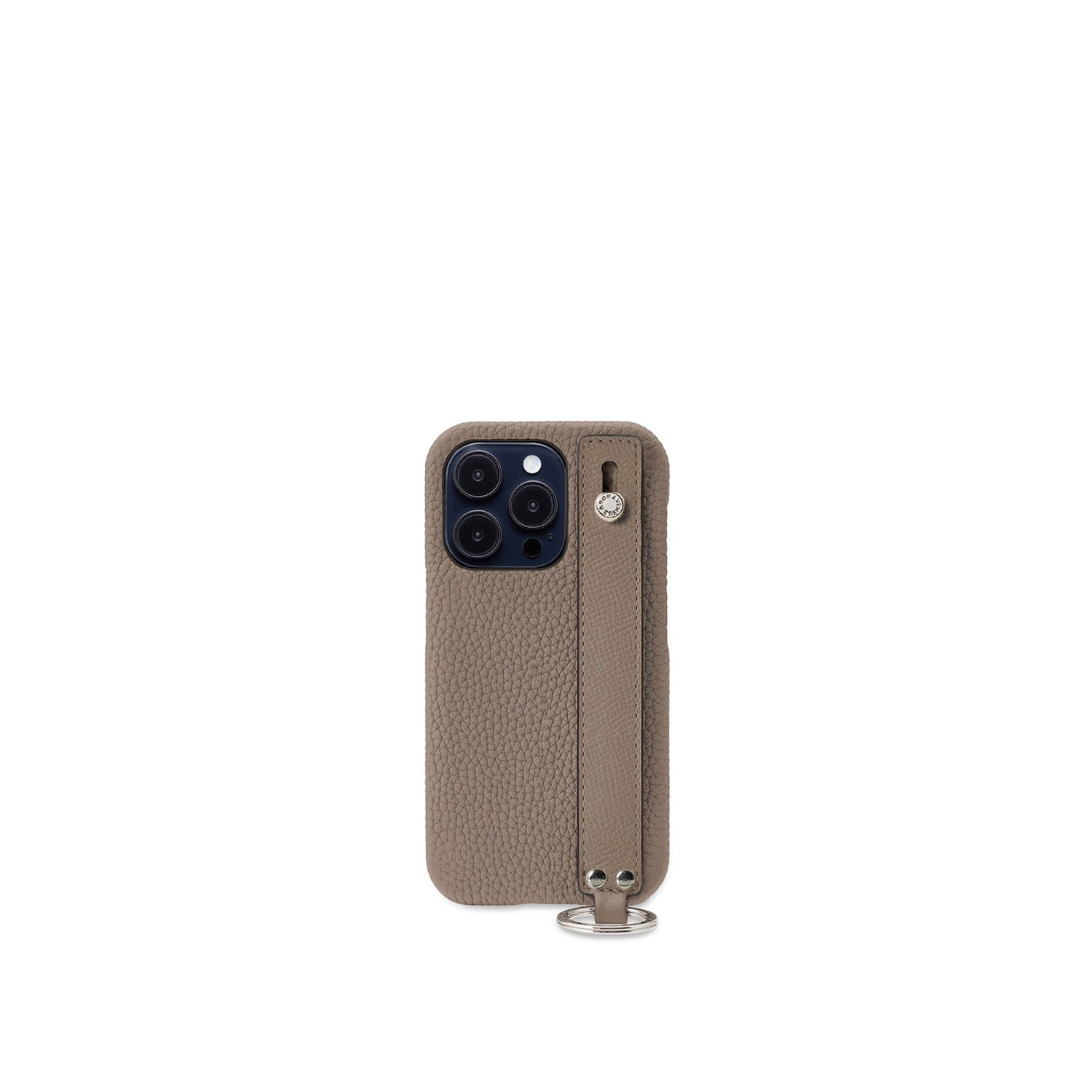 (iPhone 14 Pro Max) ハンドル付き バックカバーケース シュリンクレザー