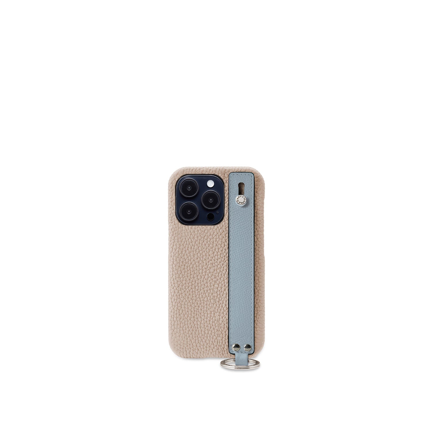 (iPhone 14 Pro Max) ハンドル付き バックカバーケース シュリンクレザー