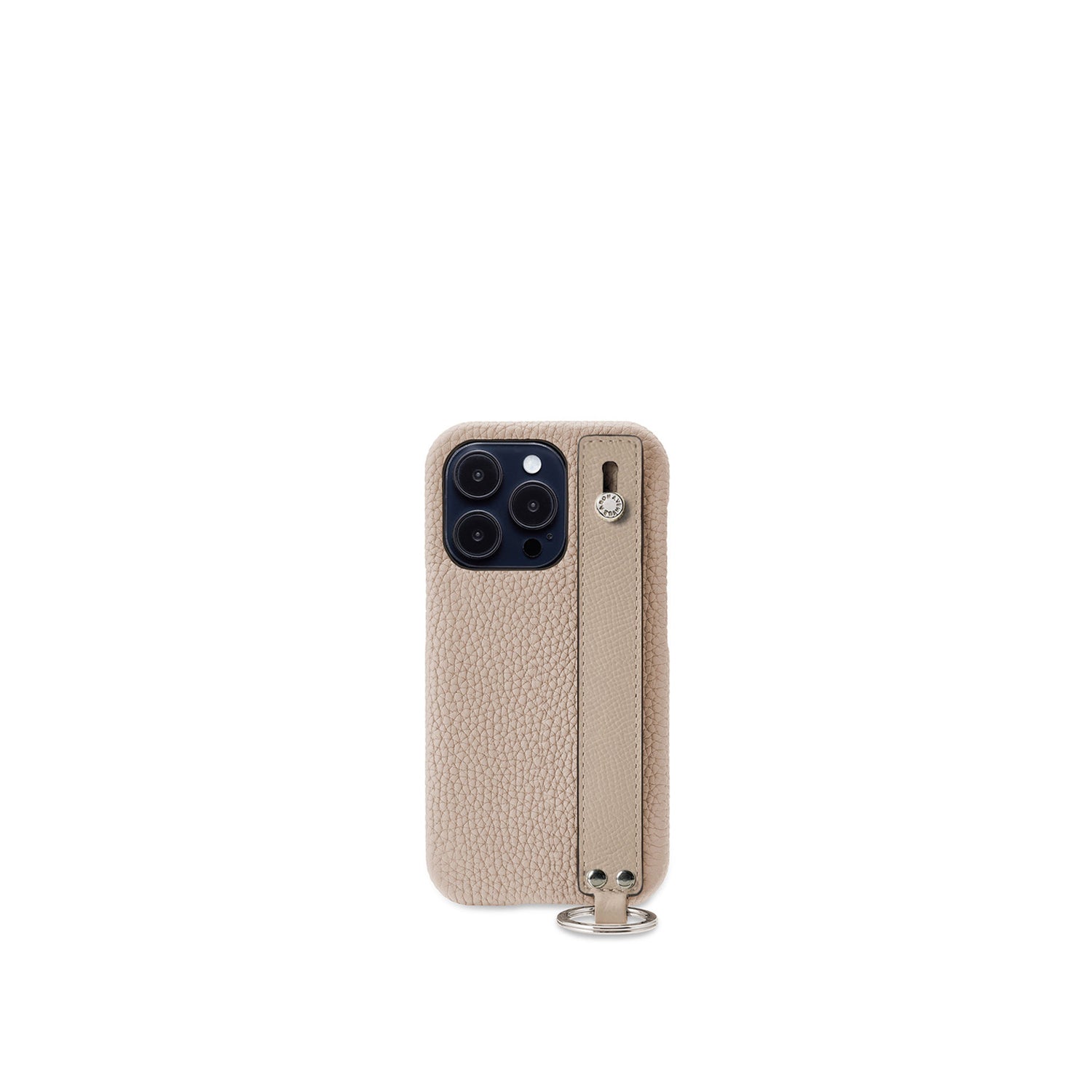 (iPhone 14 Pro Max) ハンドル付き バックカバーケース シュリンクレザー