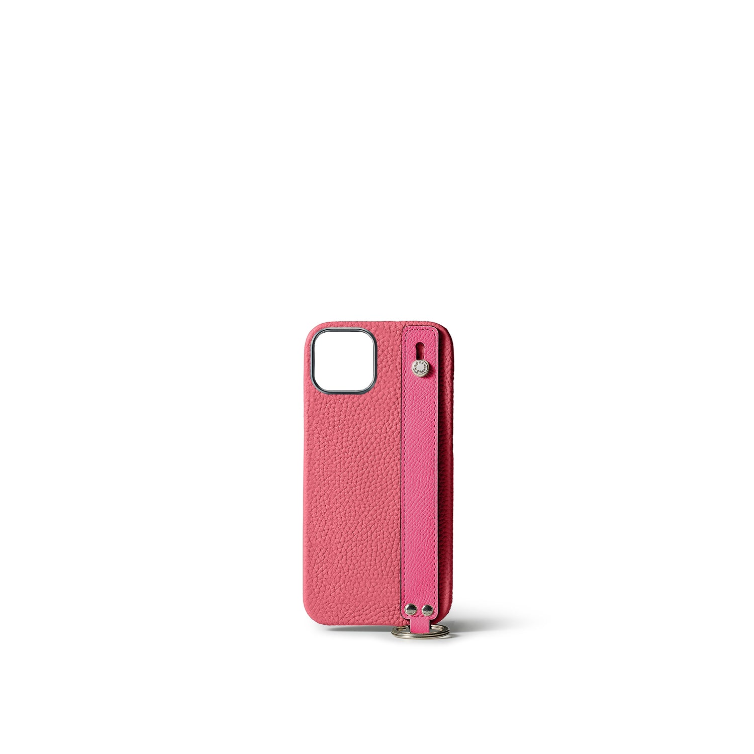Back Cover Case With Handle Bottalato Leather (iPhone 15)