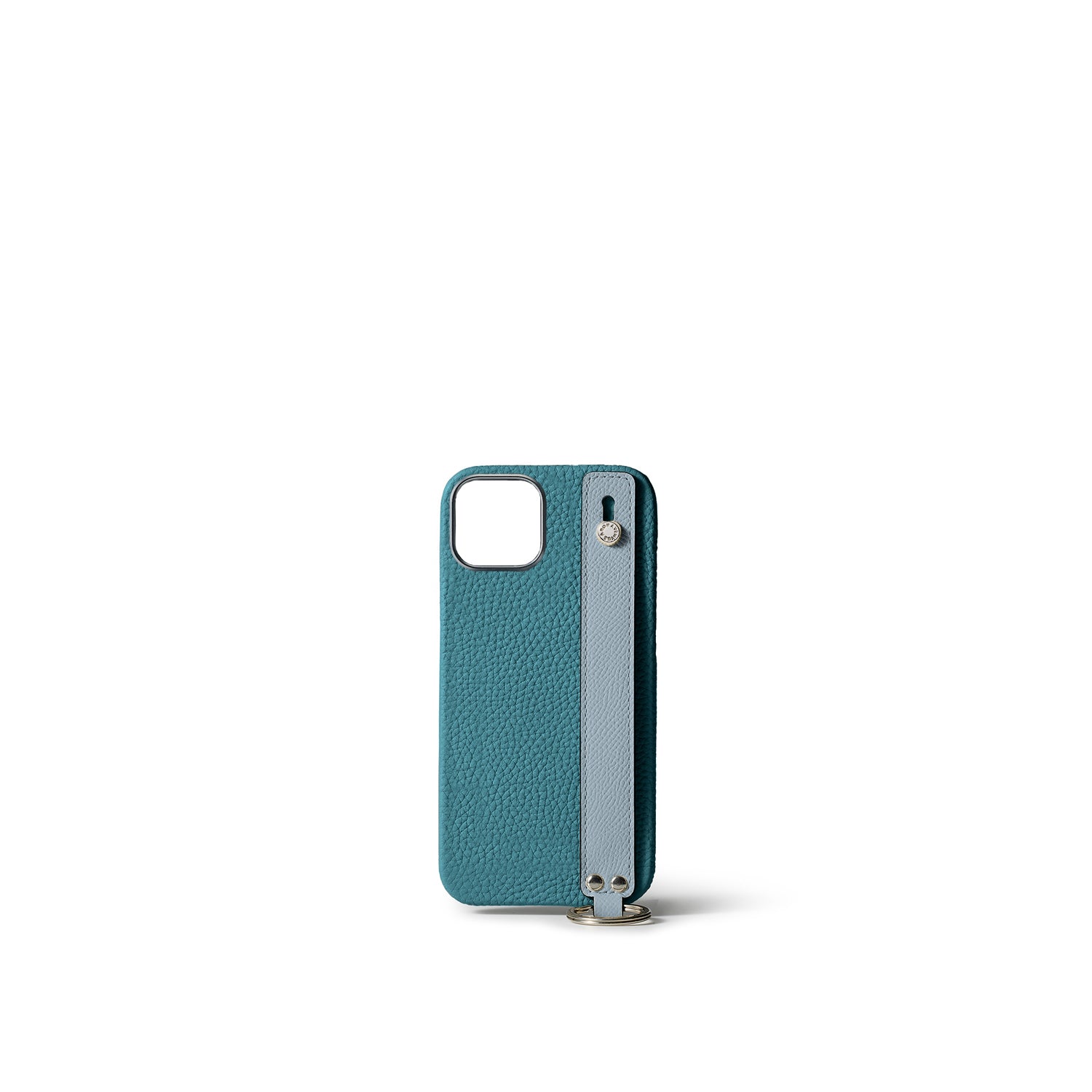 Back Cover Case with Handle Shrink Leather (iPhone 15)