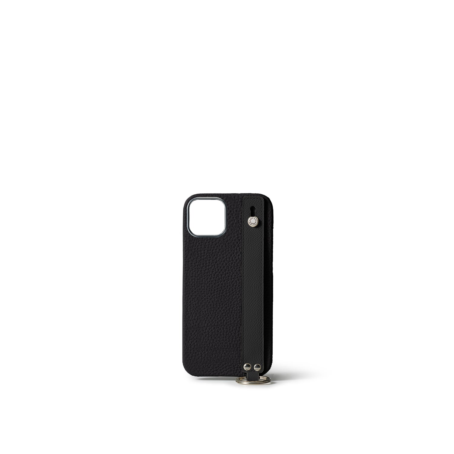 Back Cover Case with Handle Shrink Leather (iPhone 15)