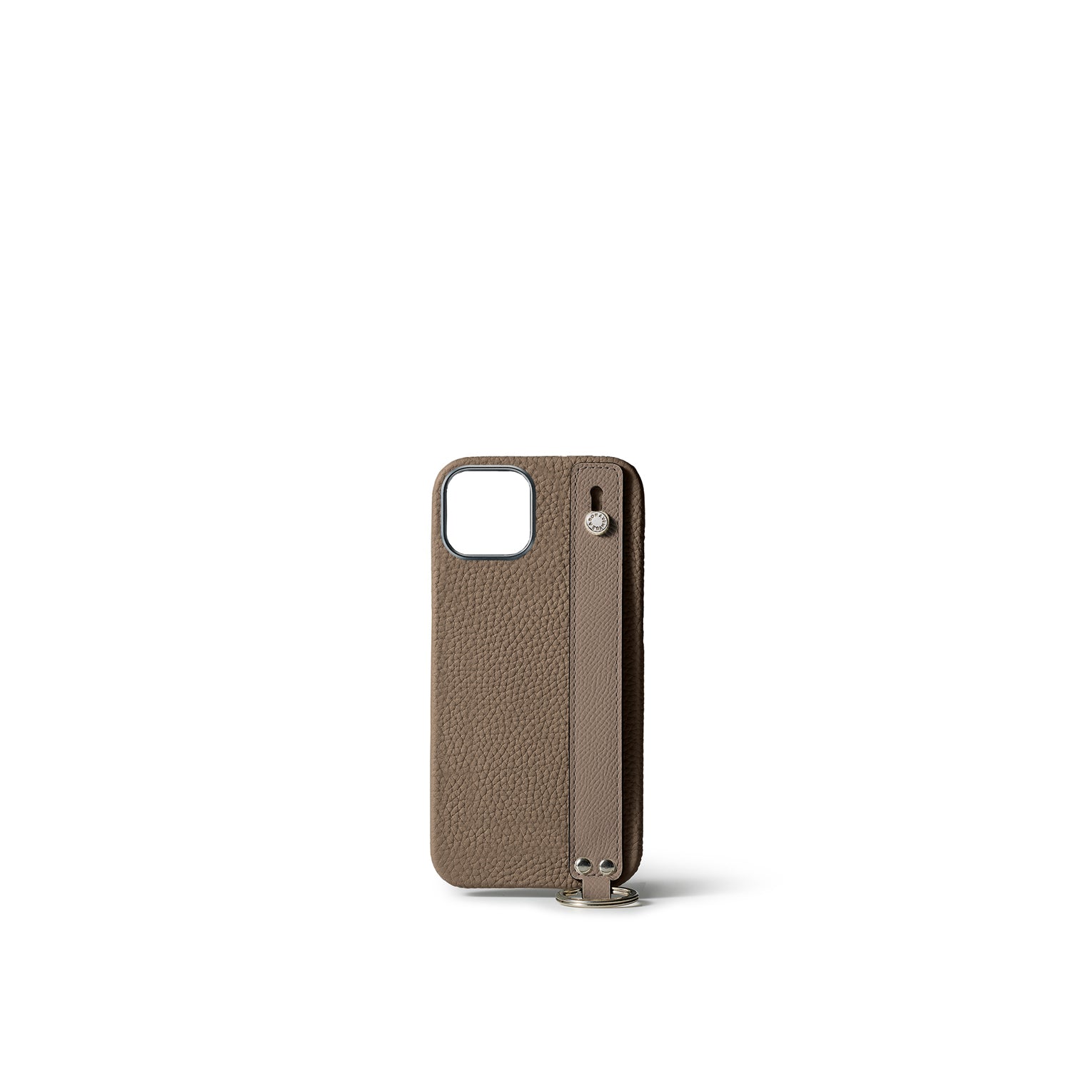 Back Cover Case with Handle Shrink Leather (iPhone 15)