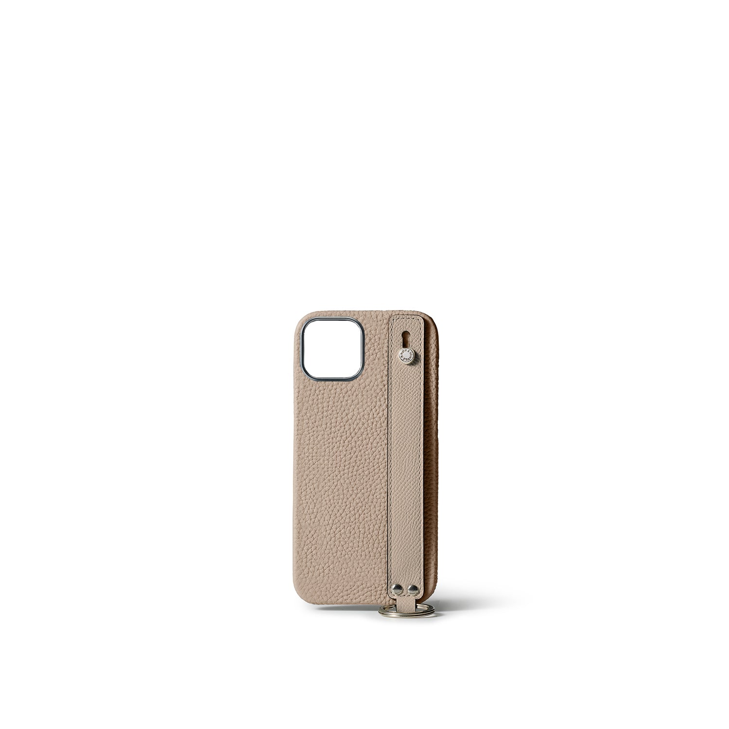 Back Cover Case with Handle Shrink Leather (iPhone 15)