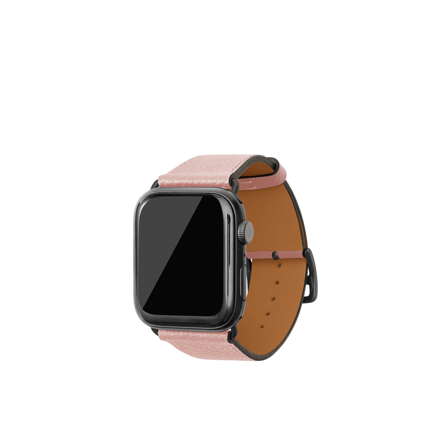 노브레사 Apple Watch 가죽 밴드【42 mm/44 mm/45 mm/49 mm, M/L 사이즈】 (어댑터:블랙)