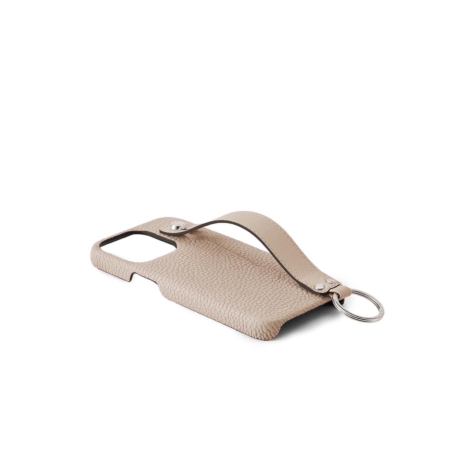 Back Cover with Handle Shoulder Strap Set Shrink Leather (iPhone 13 Pro)