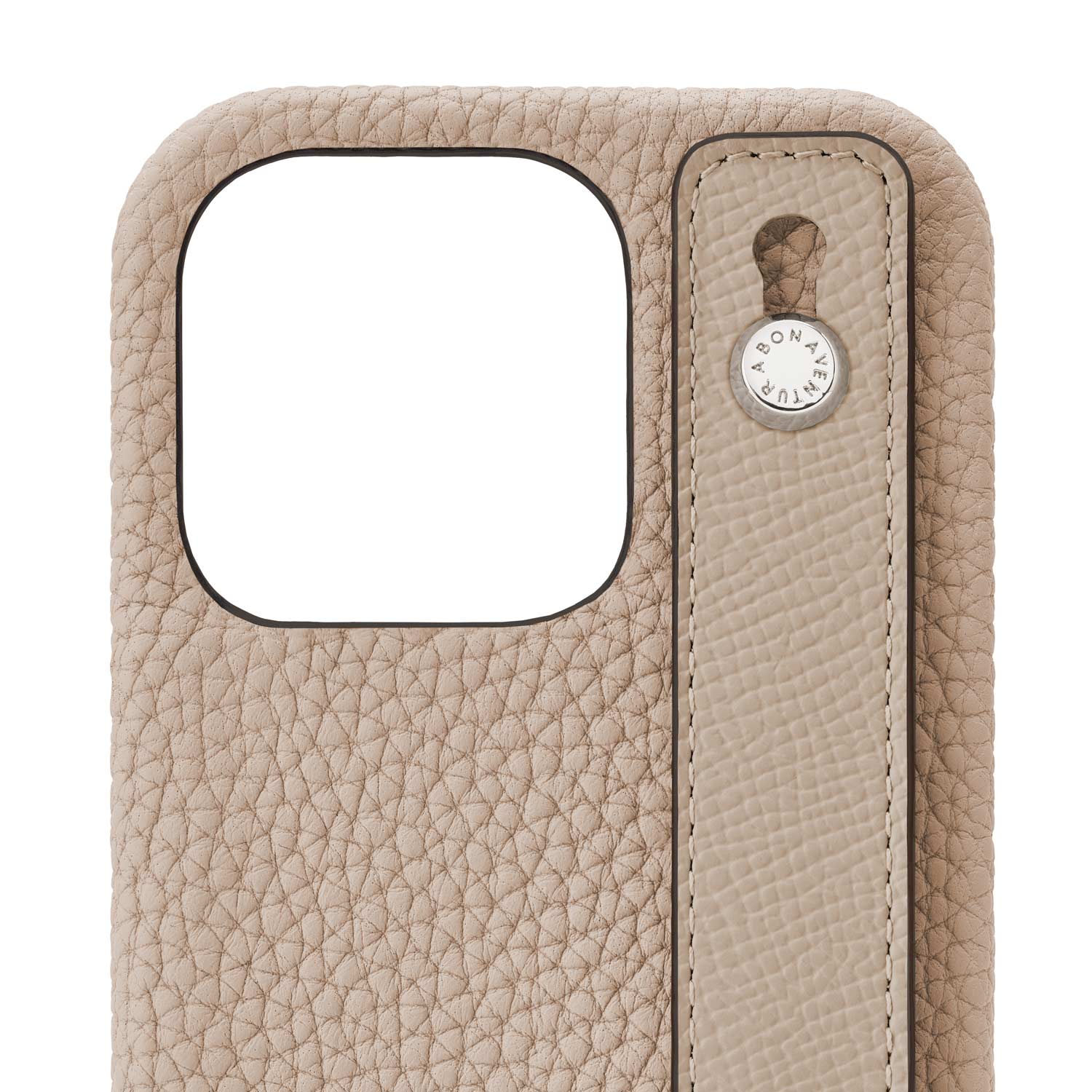 Back Cover with Handle Shoulder Strap Set Shrink Leather (iPhone 13 Pro)