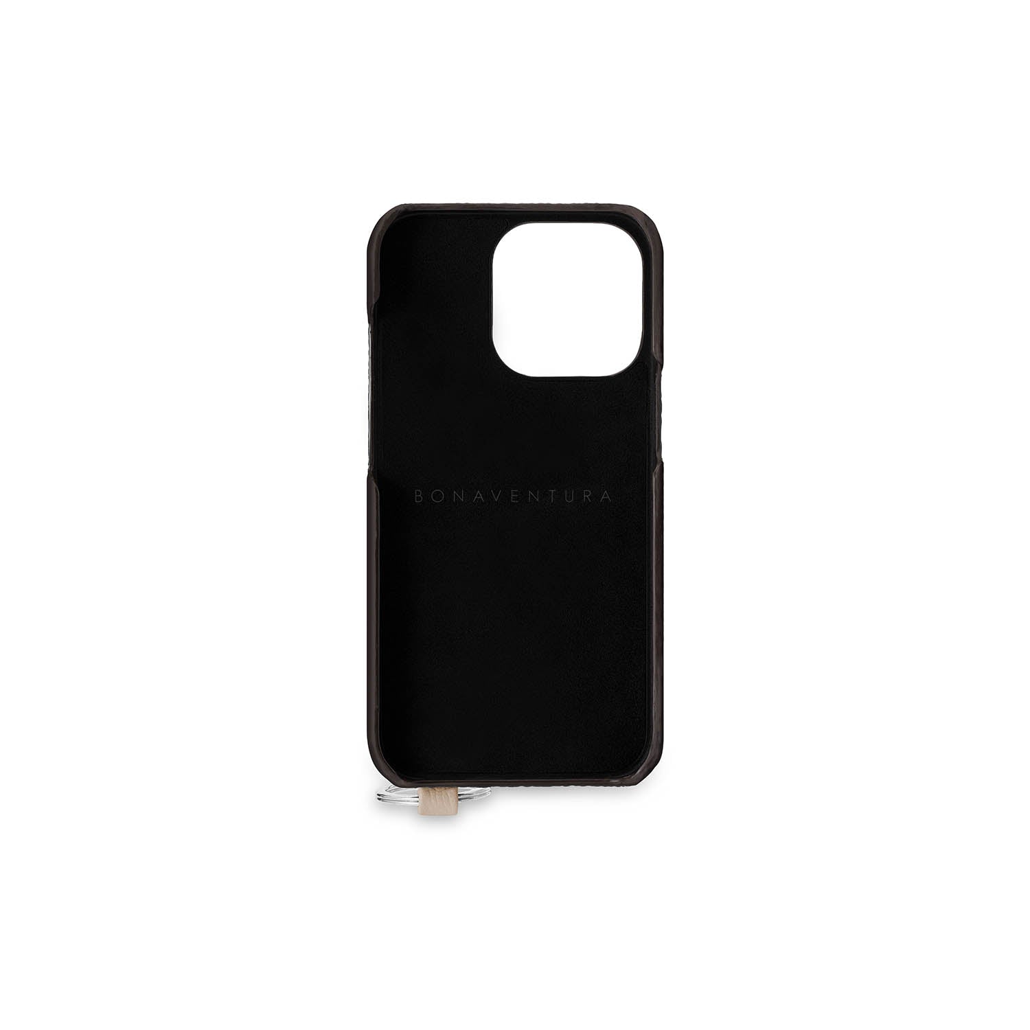 Back Cover with Handle Shoulder Strap Set Shrink Leather (iPhone 13 Pro)