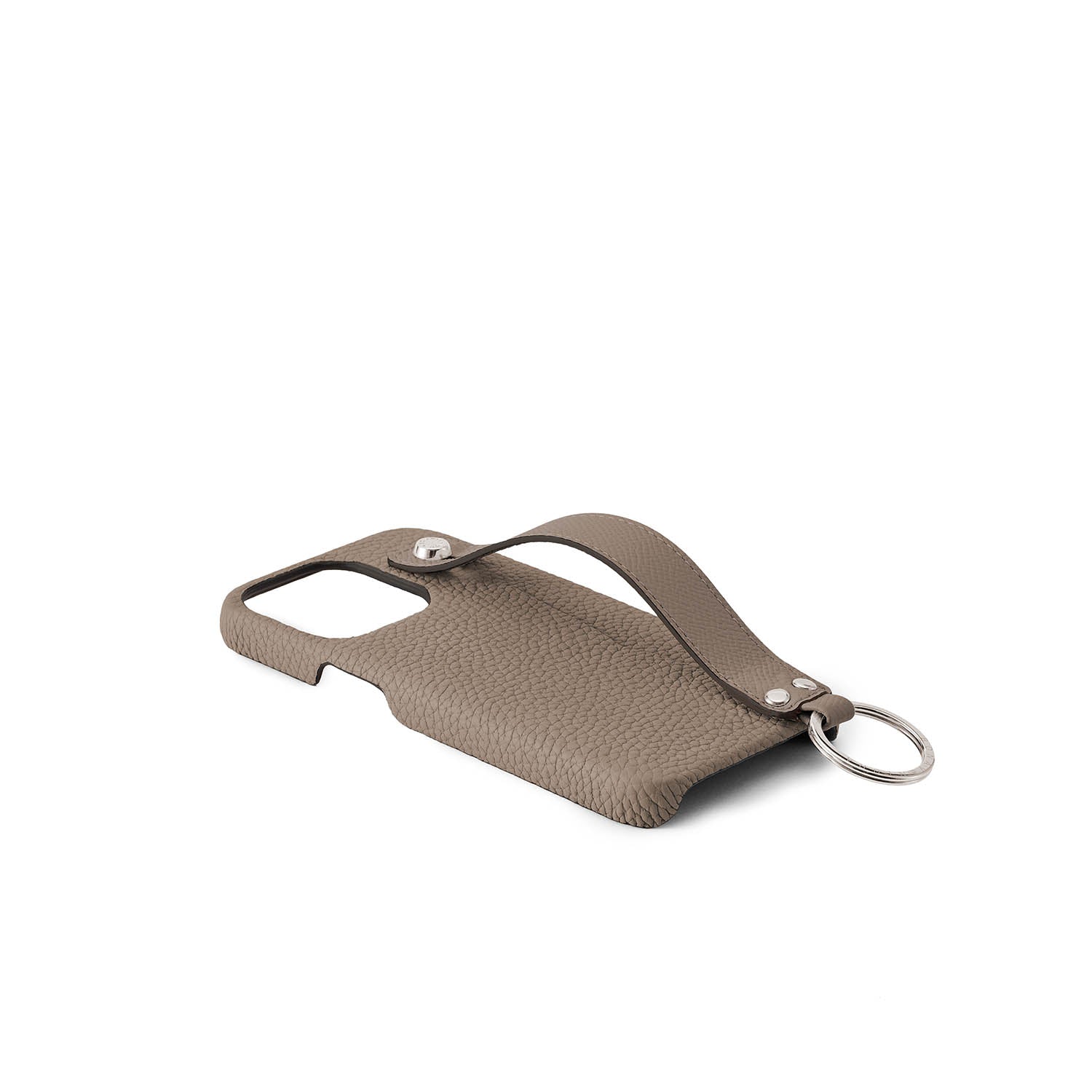 Back Cover with Handle Shoulder Strap Set Shrink Leather (iPhone 13 Pro)