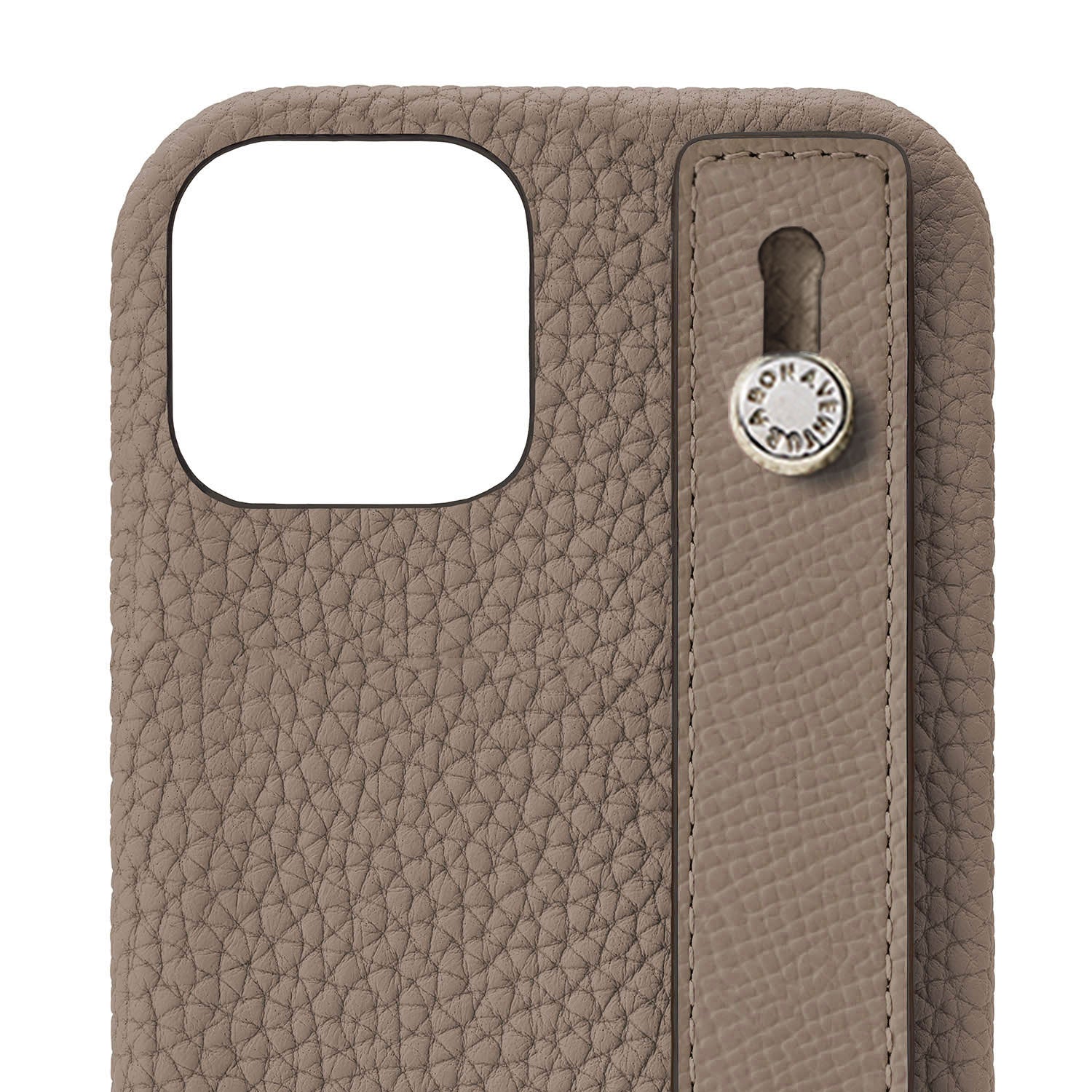 Back Cover with Handle Shoulder Strap Set Shrink Leather (iPhone 14 Plus)