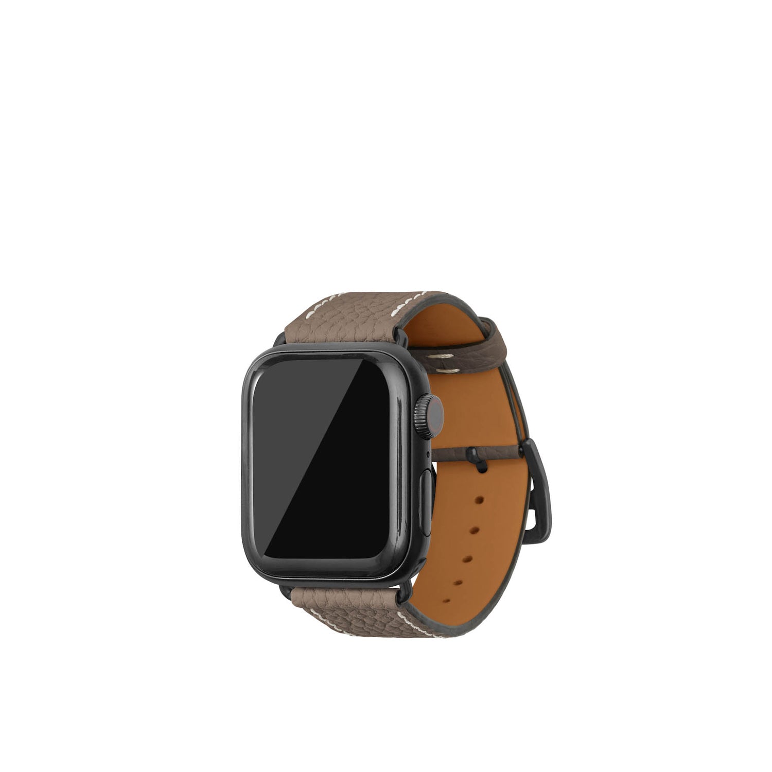 Apple Watch 가죽 밴드【38 mm/40 mm/41 mm, M/L 사이즈】 (어댑터:블랙)