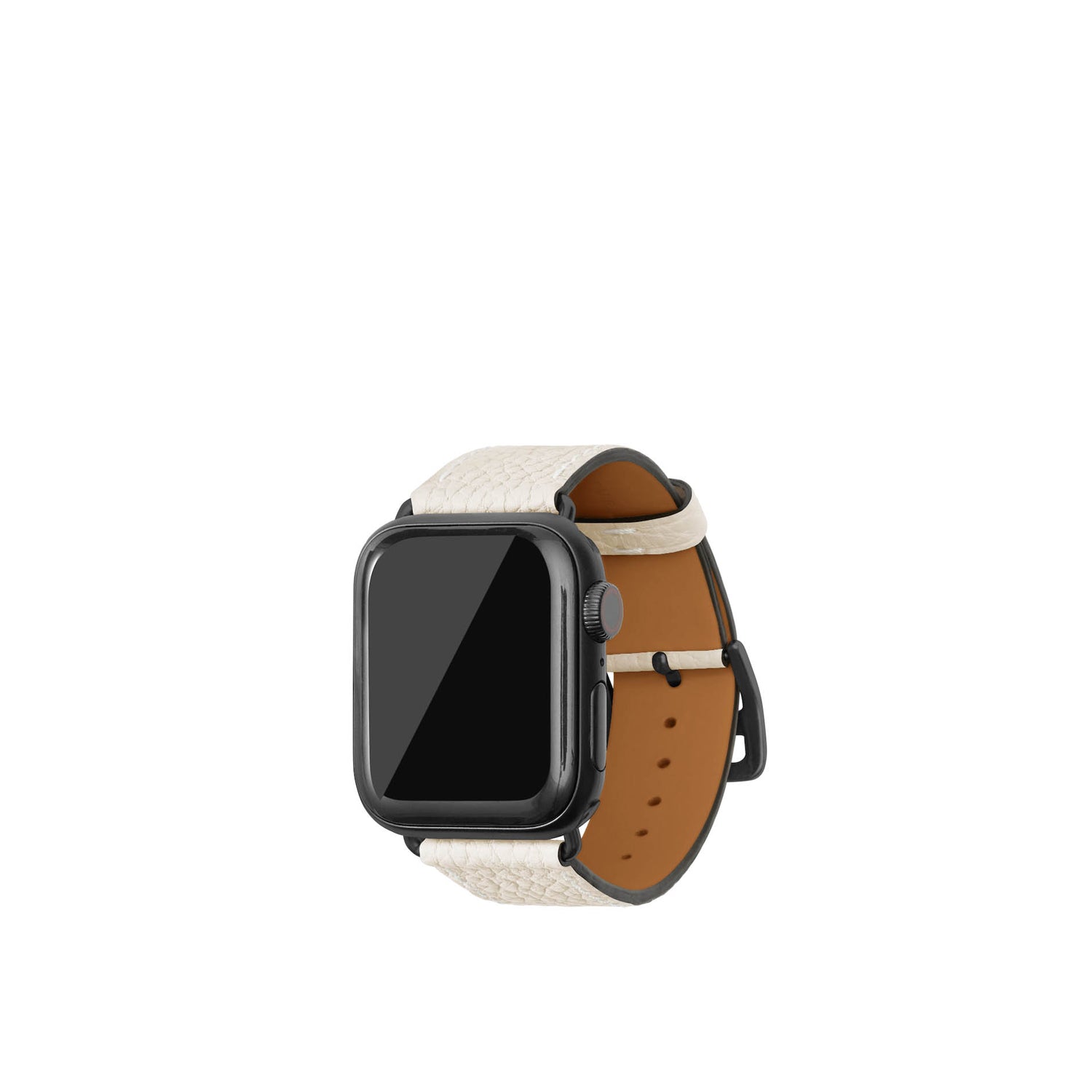 Apple Watch 가죽 밴드【38 mm/40 mm/41 mm, S/M 사이즈】 (어댑터:블랙)