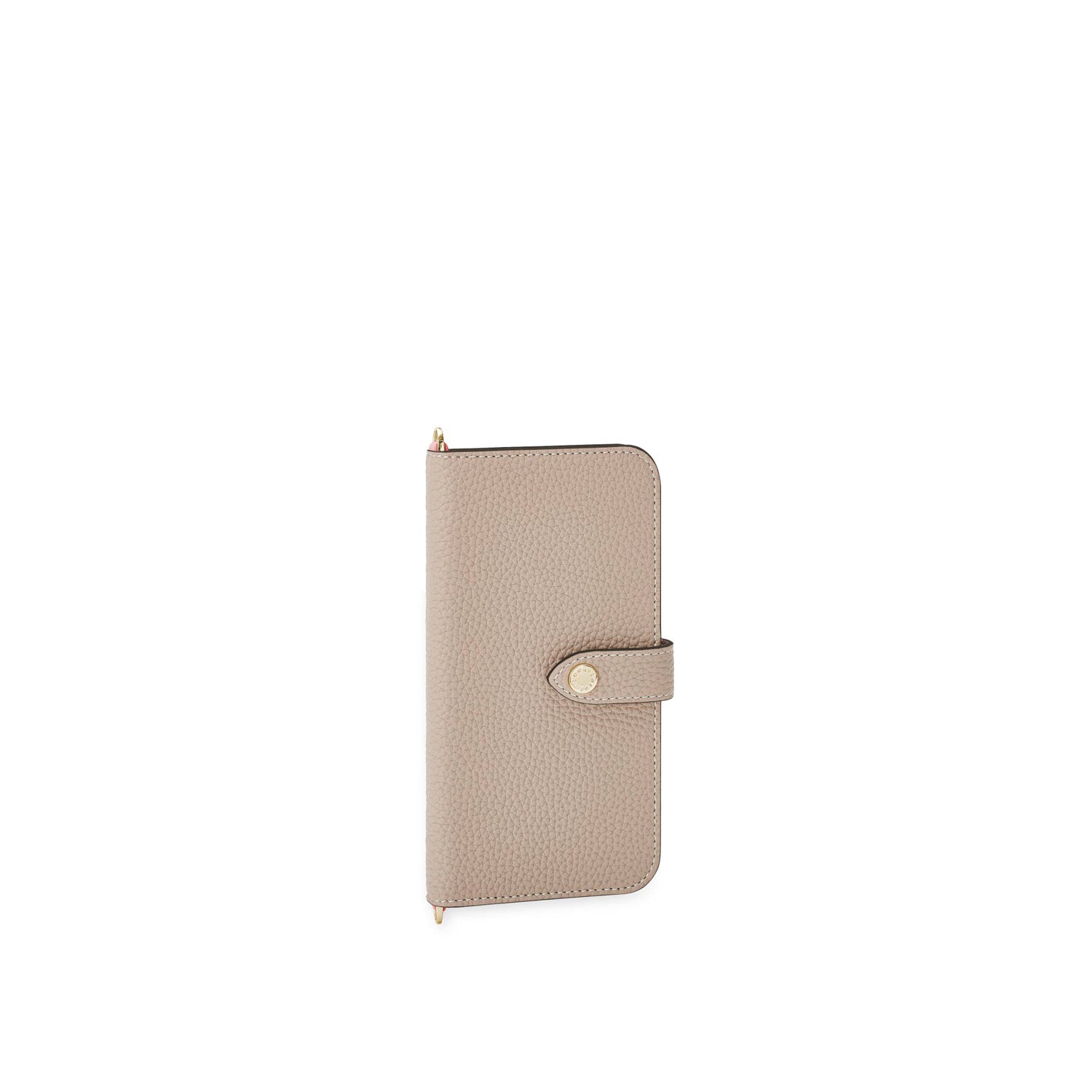 (iPhone 14 Plus) Belted Diary Case Shrink Leather