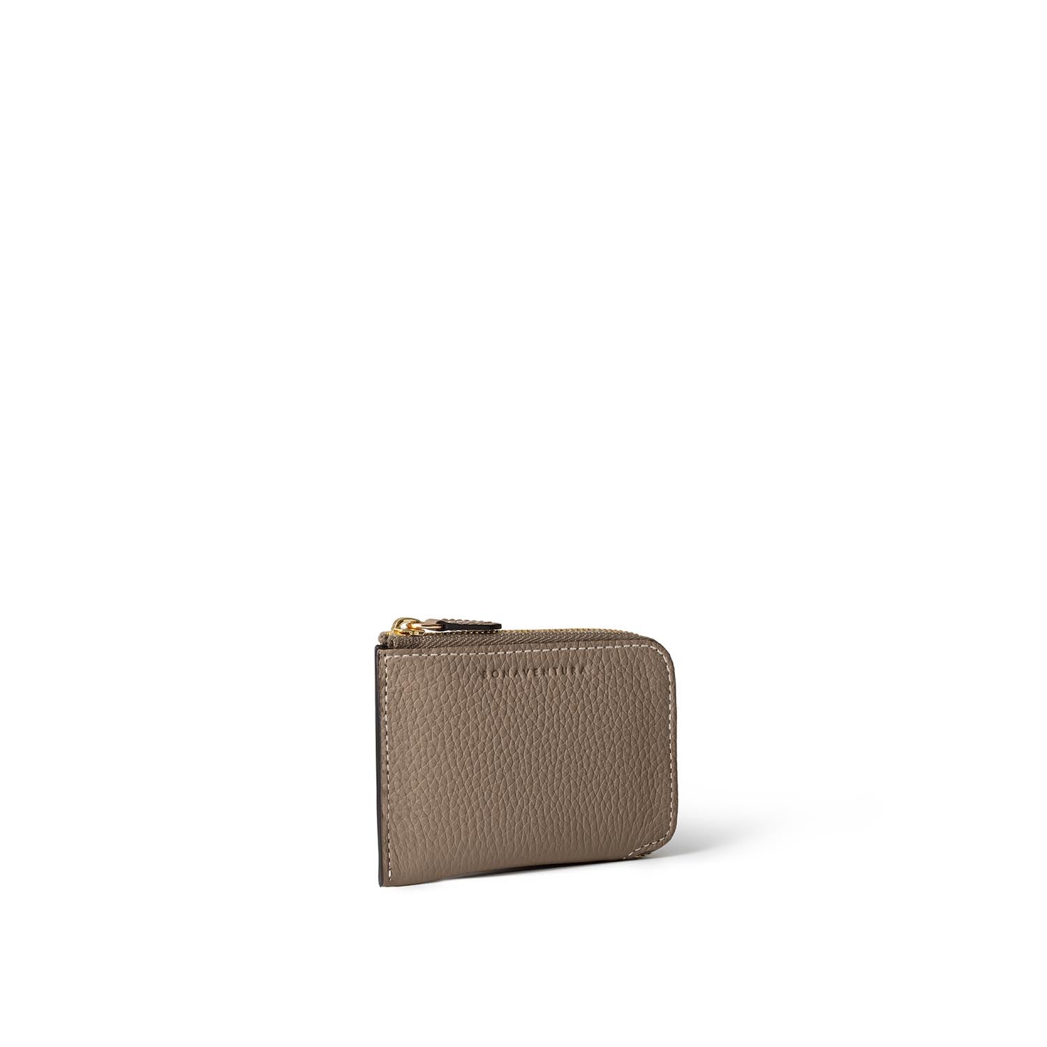 Square Card Coin Case Shrink Leather