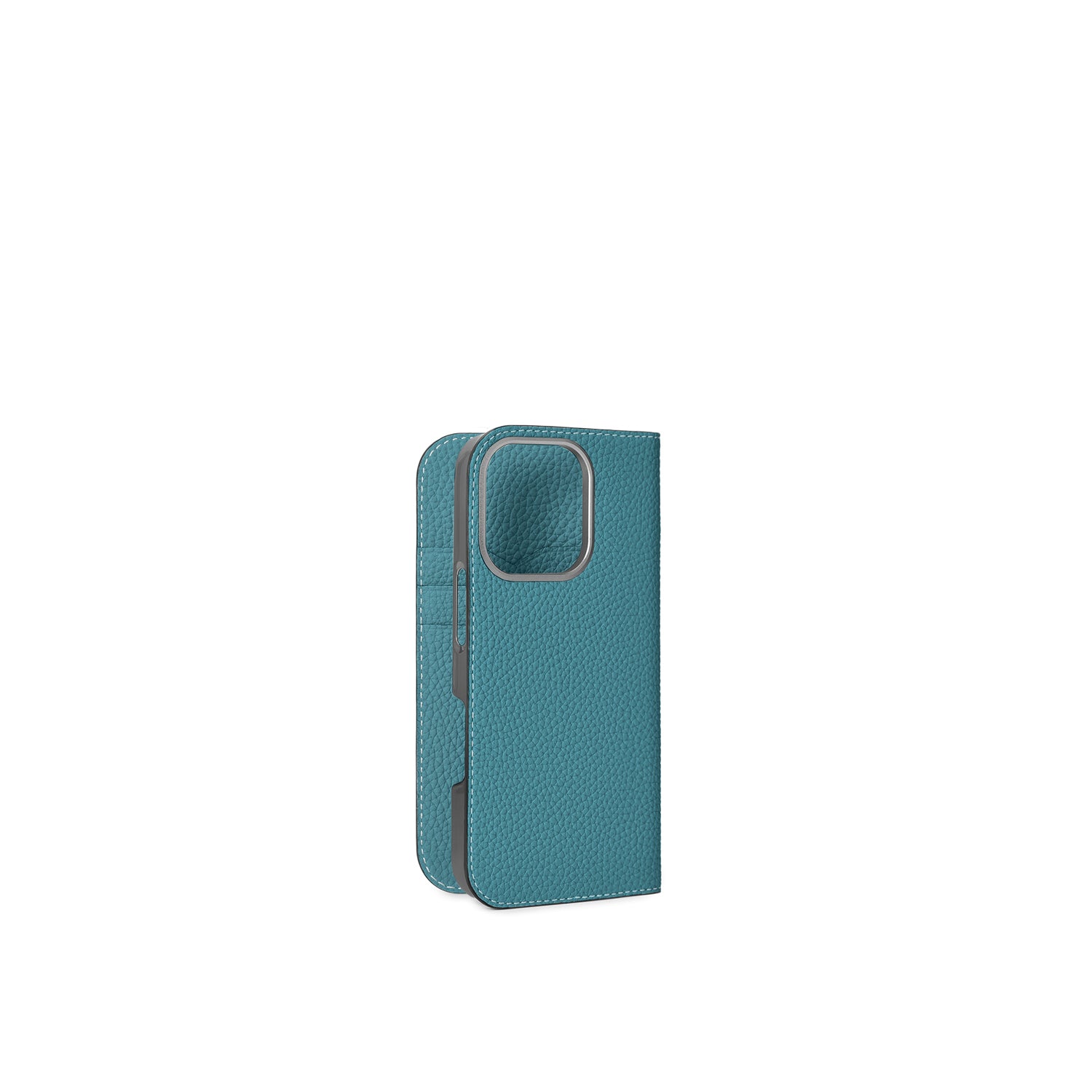 (iPhone 16 Pro) Diary Case Shrink Leather