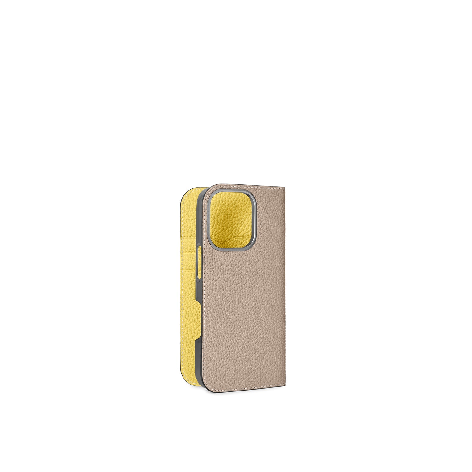 (iPhone 16 Pro) Diary Case Shrink Leather