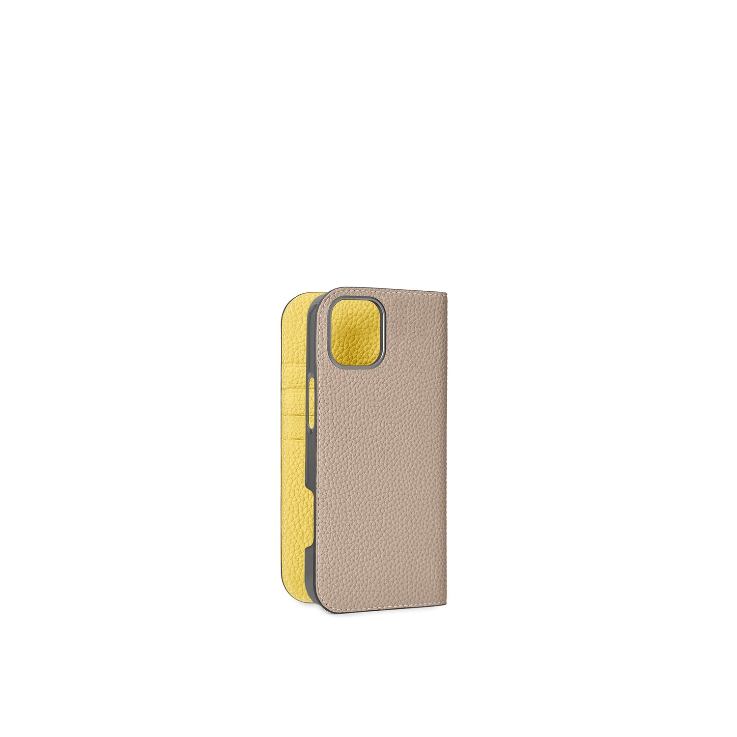 (iPhone 16 Plus) Diary Case Shrink Leather