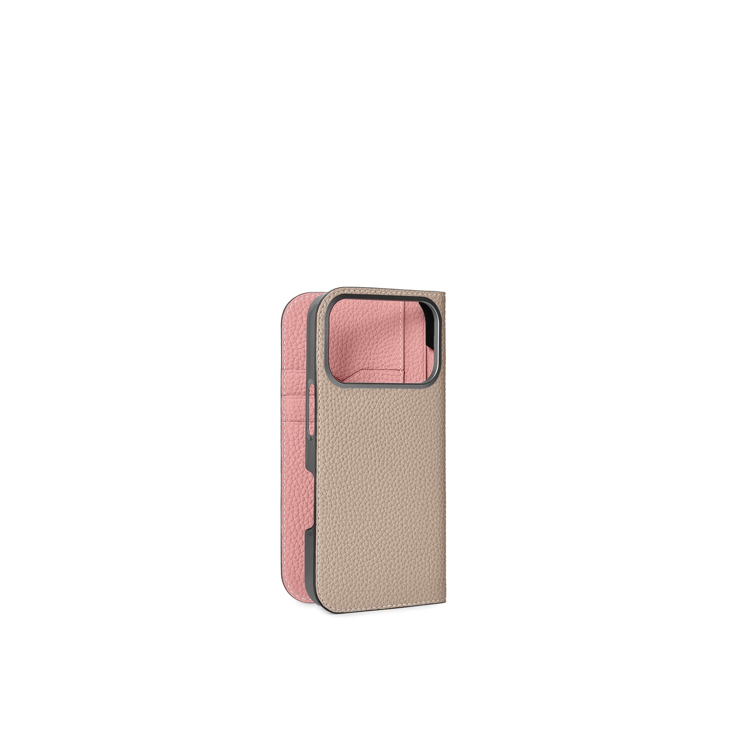 (iPhone 17 Pro) Diary Case Shrink Leather