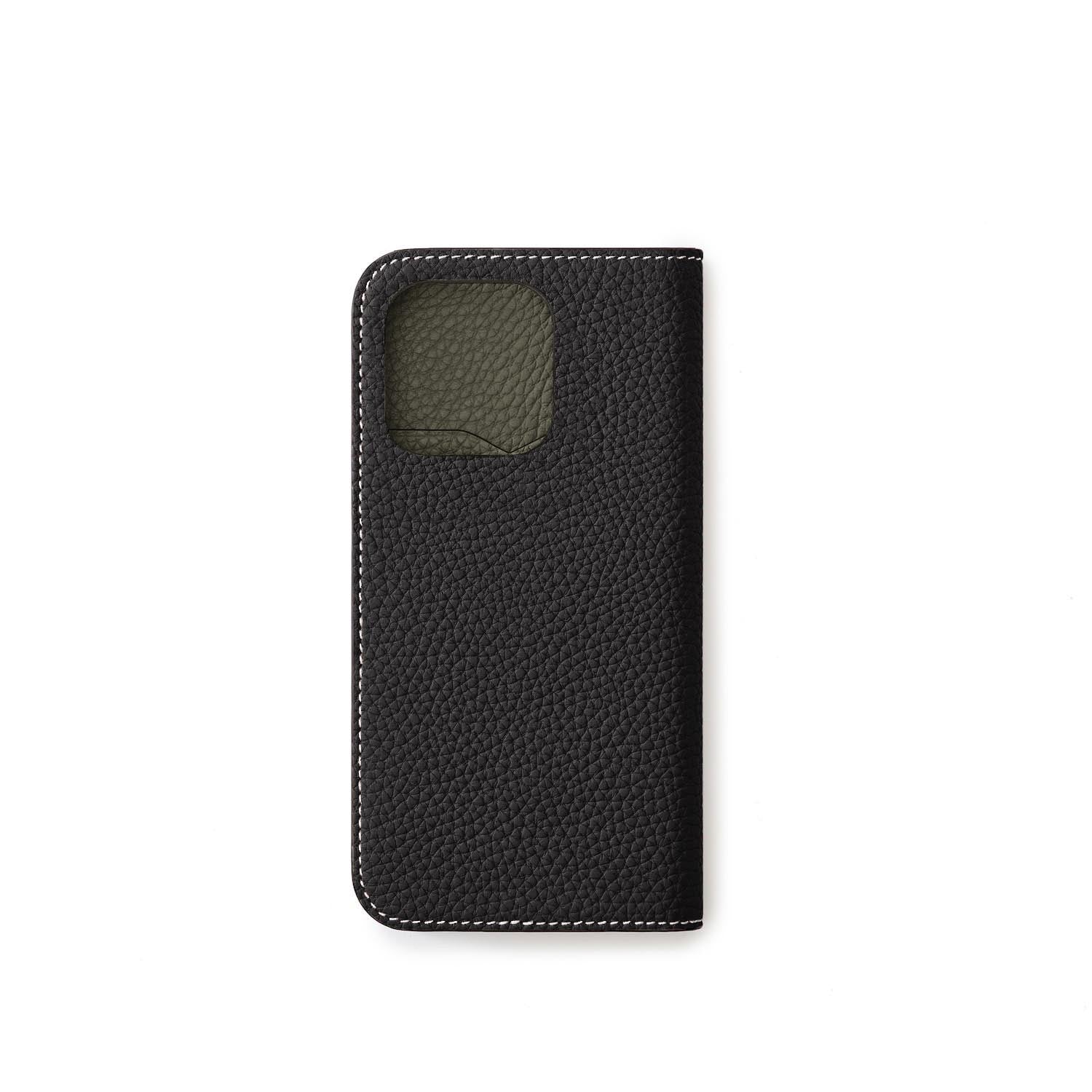 (iPhone 15 Pro Max) ダイアリーケース シュリンクレザー