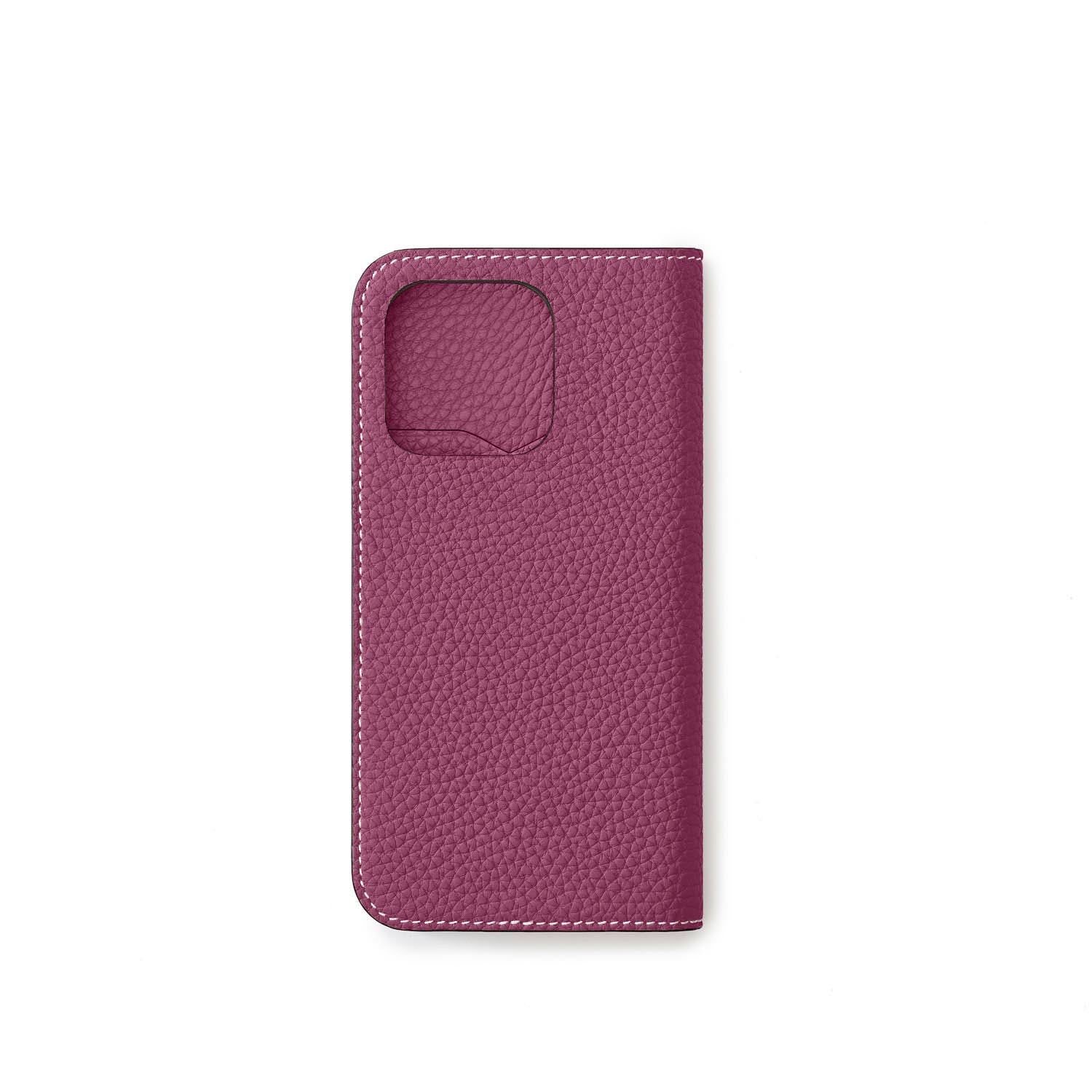 (iPhone 15 Pro Max) ダイアリーケース シュリンクレザー