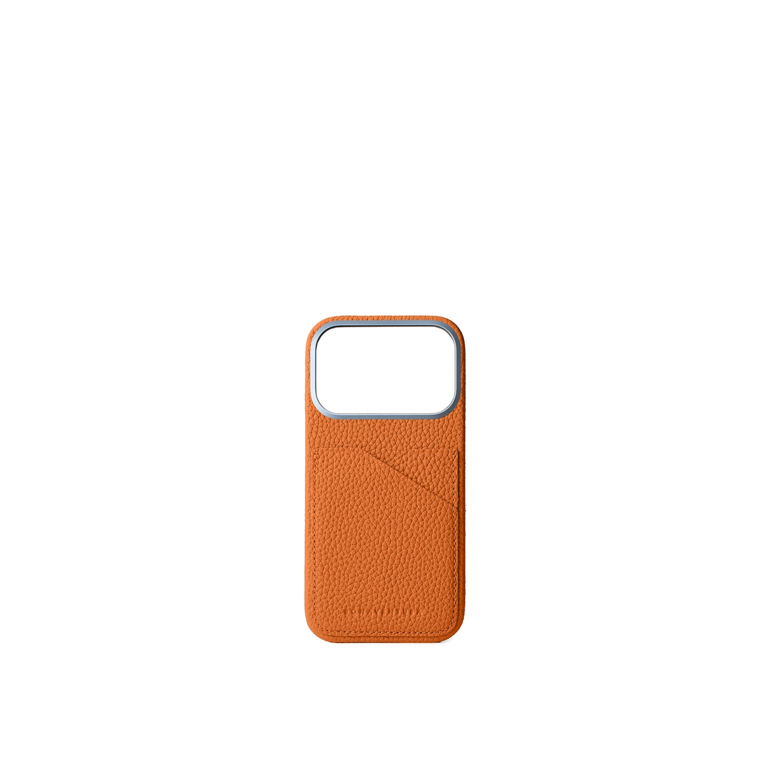 (iPhone 17 Pro) Back Cover Case Shrink Leather