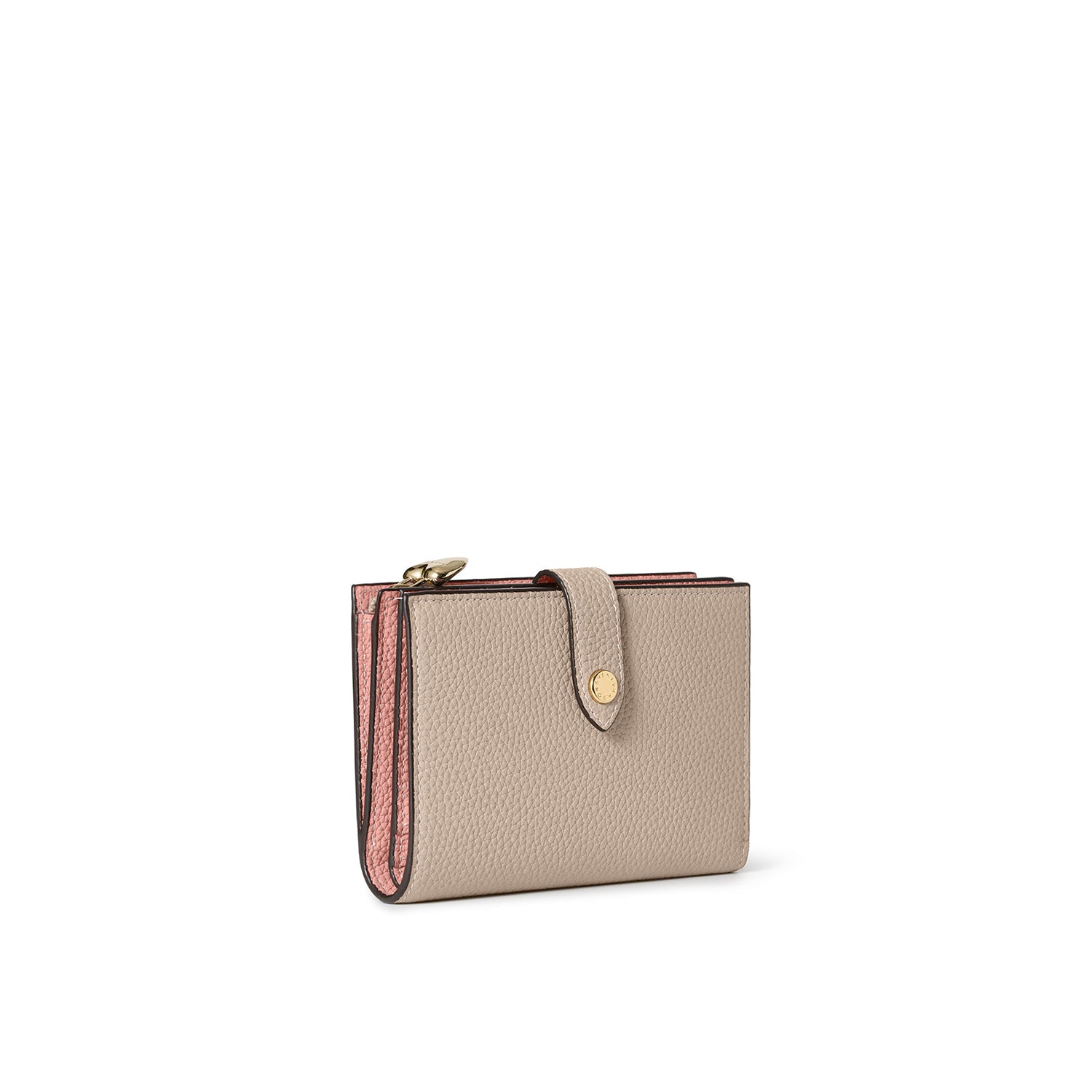 Belted Multi Medium Wallet with Heart Puller Shrunk Leather