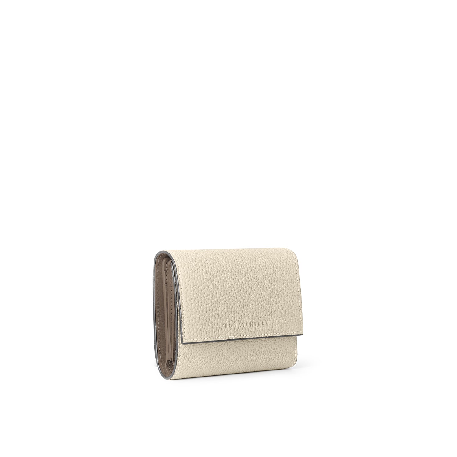 Flap Small Wallet In Shrink Leather