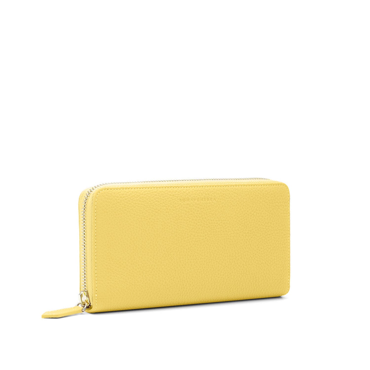 Long Zip Wallet In Shrink Leather