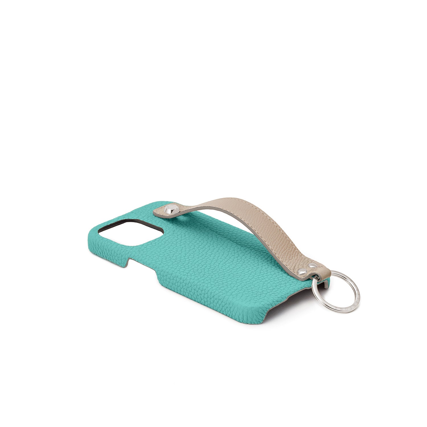 Back Cover Case with Handle Shrink Leather (iPhone 13)