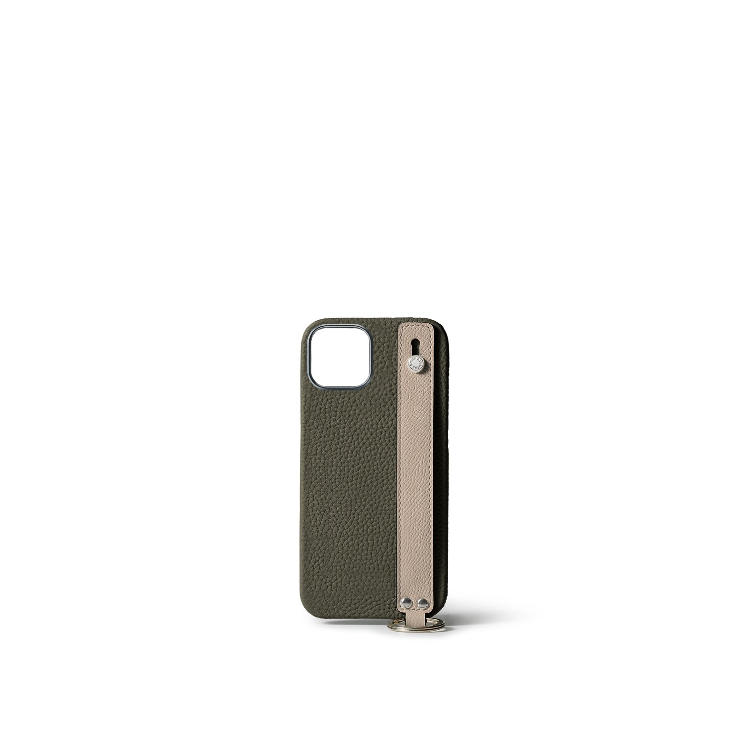 Back Cover Case With Handle Bottalato Leather (iPhone 15)