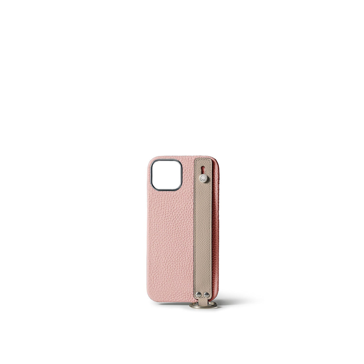 Back Cover Case with Handle Shrink Leather (iPhone 15)